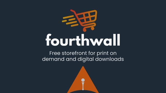 fourthwall free storefront for print on demand and digital downloads