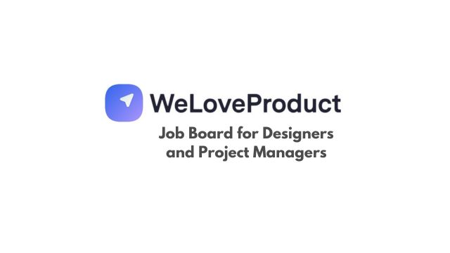 weloveproduct job board for designers and project managers